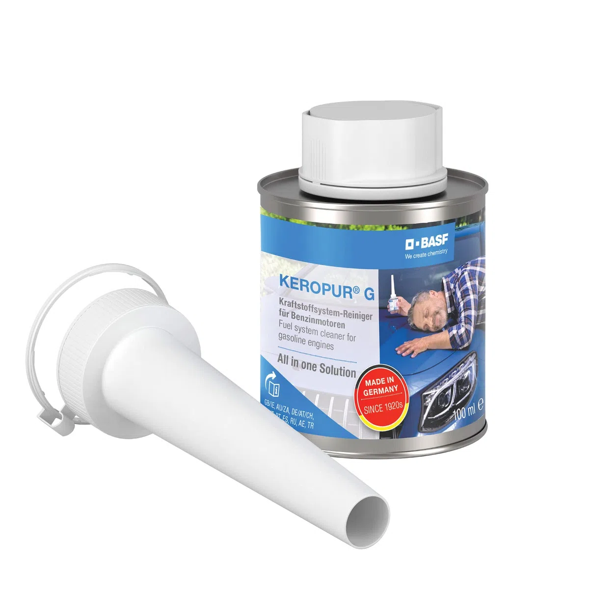 KEROPUR 6er Set BASF G Benzinadditiv Benzinzusatz Kraftstoffadditiv, Made in Germany, 6X 100ml