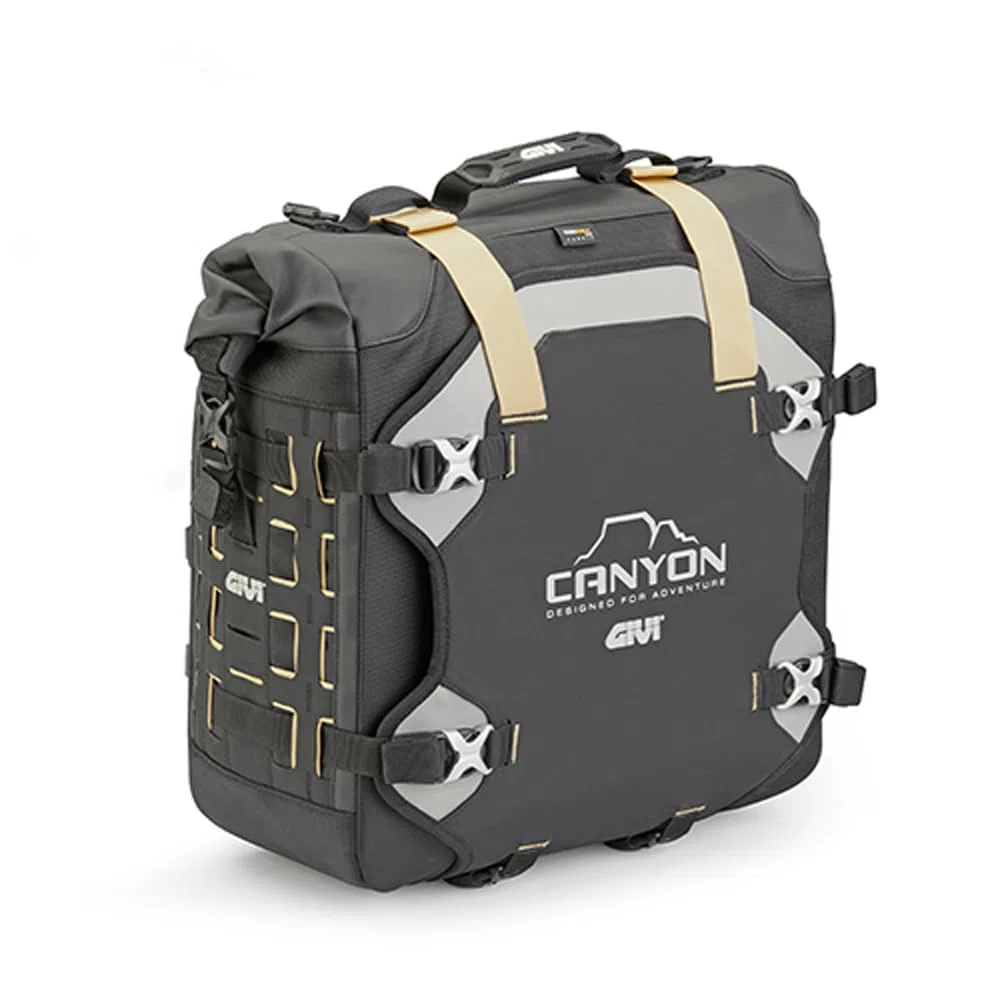GIVI GRT725 MONOKEY CAM-SIDE, wasserdichte Motorradtasche mit Befestigungssystem MONOKEY CAM-SIDE, 30 Liter