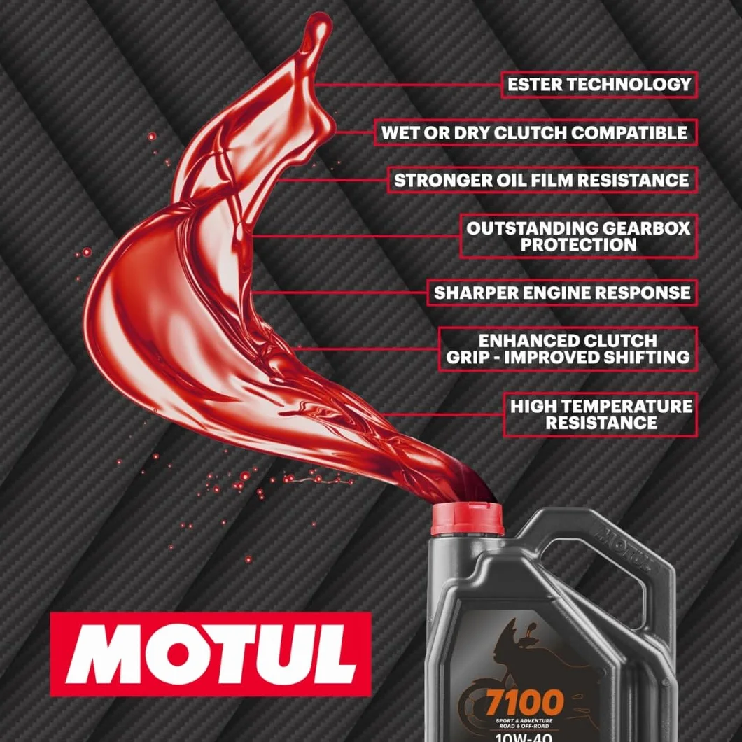 Motul 104092 7100 4T, 10 W-40, 4 L 300x234x114