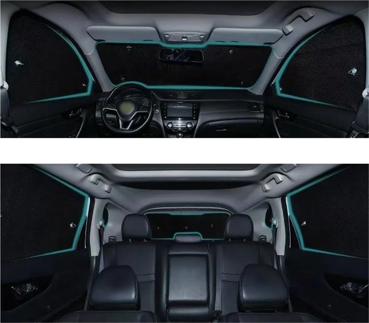 Auto Sonnenschutz Für VW Für Transporter Für T5 SWB 2003-2015 Sonnenblenden Auto Sonnenschutz Fenster Vorhang Schatten(All Sunshades SWB)