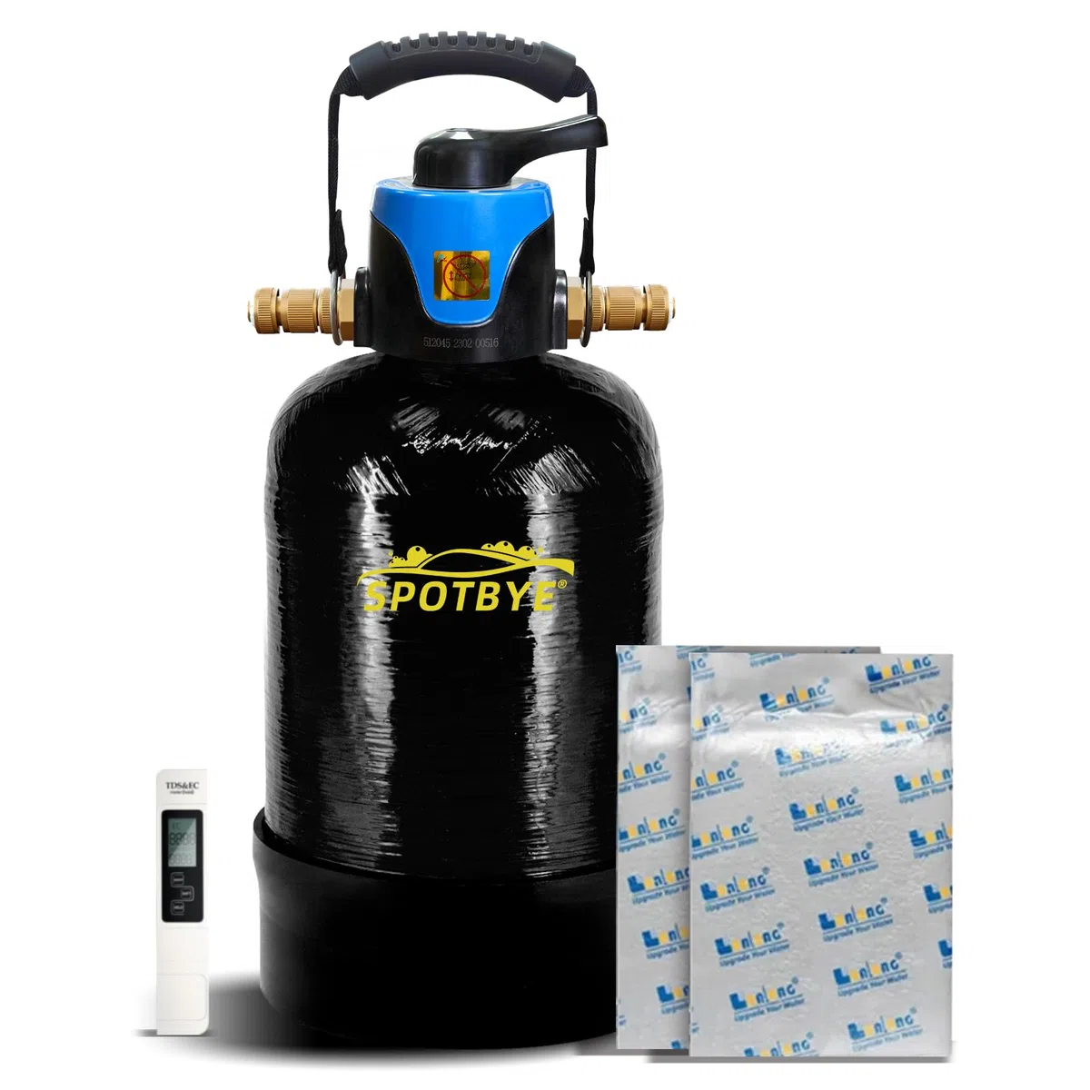 DI Autowaschwasserfilter 10 L mit Bypass Deionized Autowaschanlage DI car wash Filter Spotless Water für Auto,RV,Fahrzeuge,Motorräder,Boote,Keine Flecken,Keine Handtuch Trocknen (Schwarz-917)