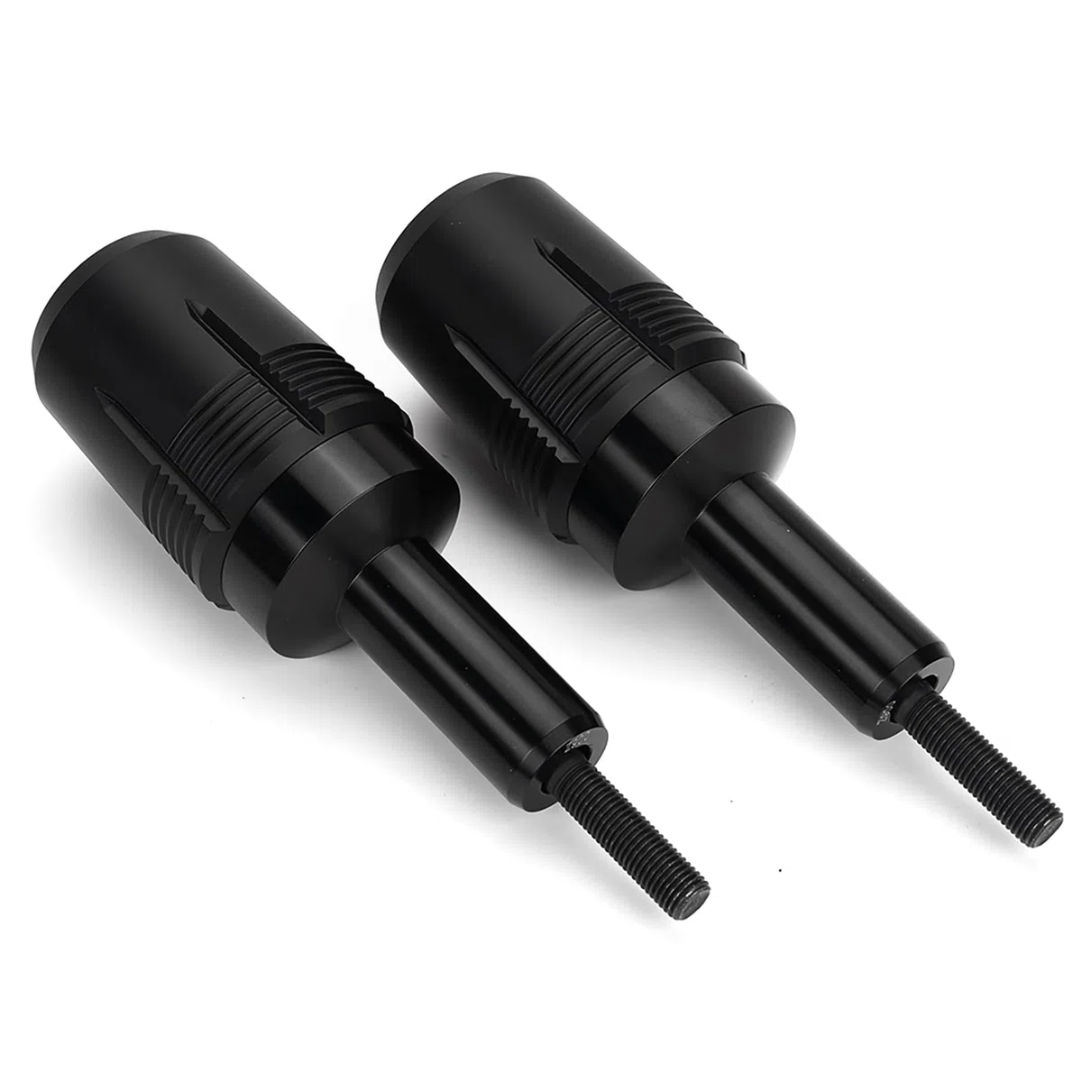 MOWOK Zubehör Für Kawasaki Z900 RS SE Z 900 2017–2025 2024 2023 Motorrad Sturzpads Rahmen Schieber Sturzschutz Crashpads Protektoren aus CNC Aluminium + POM (Schwarz)