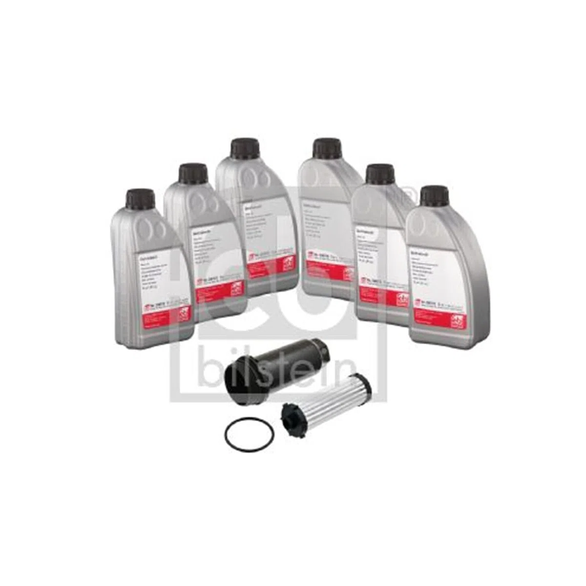 febi bilstein 176877 Getriebeölwechselsatz, 6 l | Kompatibel mit: FORD C-MAX, C-MAX II, C-MAX II Van, FOCUS II, FOCUS II Kasten/Kombi, FOCUS II Stufenheck, FOCUS II Turnier