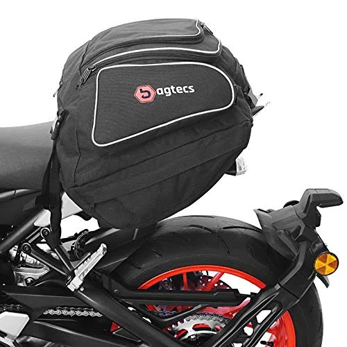 Motorrad Hecktasche für Yamaha VMAX 1700 Gepäck-Tasche Motoroller Motorradgepäck für sozius hinten schwarz