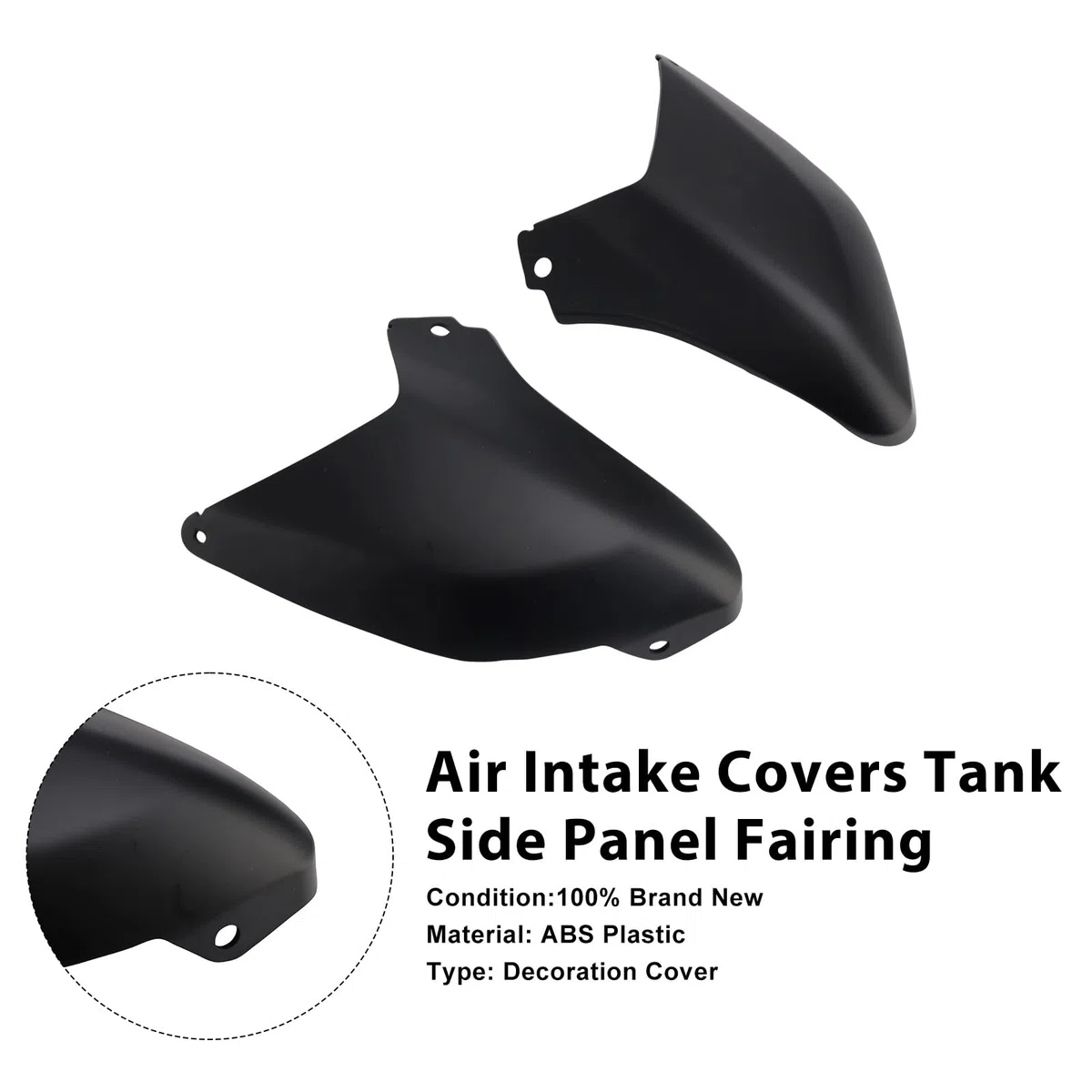 MAD HORNETS Passend für Kawasaki Z900 2025-2026 Air Intake Covers Tank Side Panel Fairing – High-Performance Protection for Your Bike – Matte Black