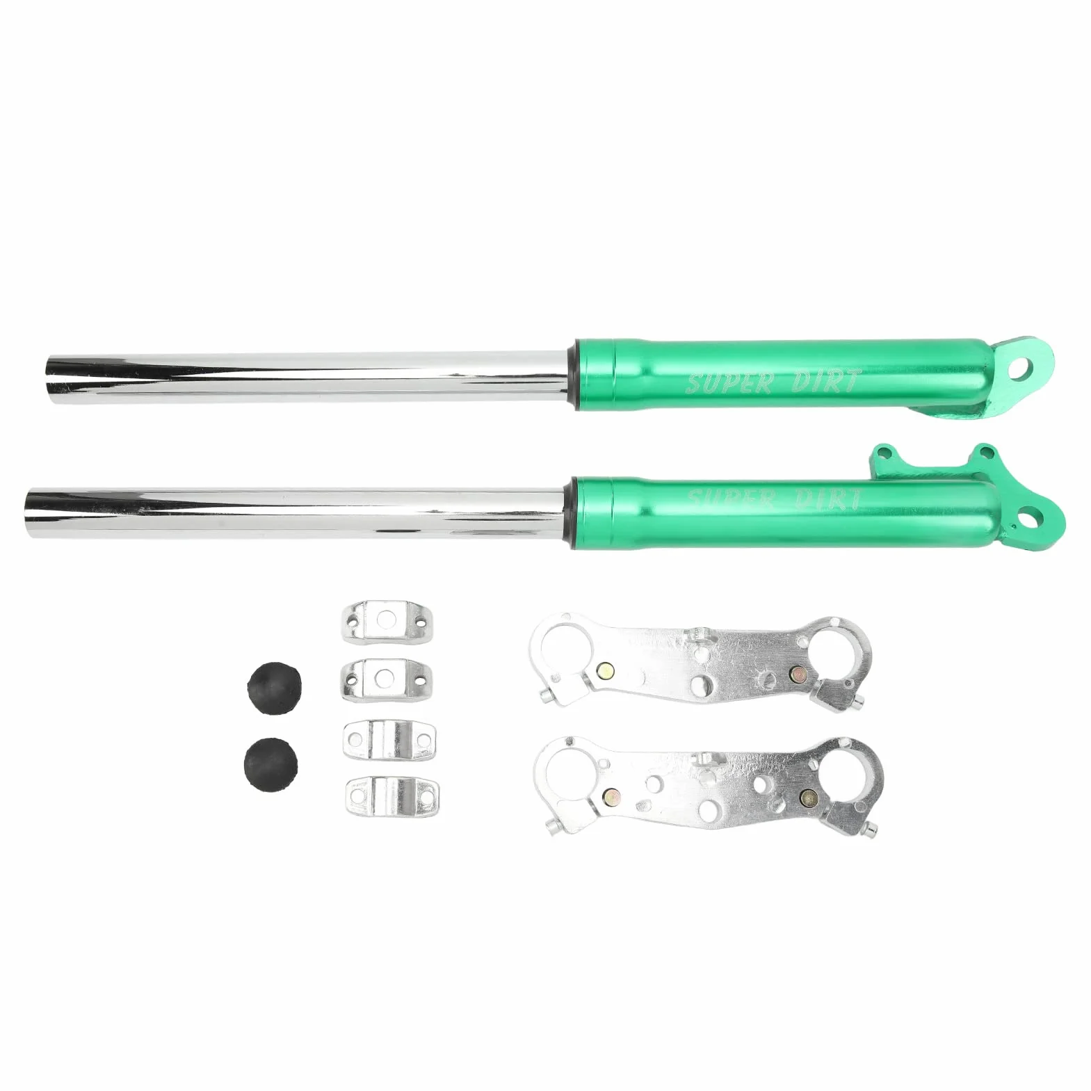 Pocket Bike Gabel Stoßdämpfer Vorderradgabel Stoßdämpfer Metalllegierung Federgabel Stoßdämpfer für Dirt Mini Pocket Bike 47 49 2 Takt
