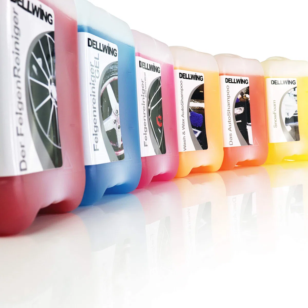 DELLWING Wash & Wax Autoshampoo 25 L - Hochprofessionelles Shampoo für Ihren Wagen - Verdünnbar bis 1:200 - Schöner, tiefer Glanz mit Abperlverhalten