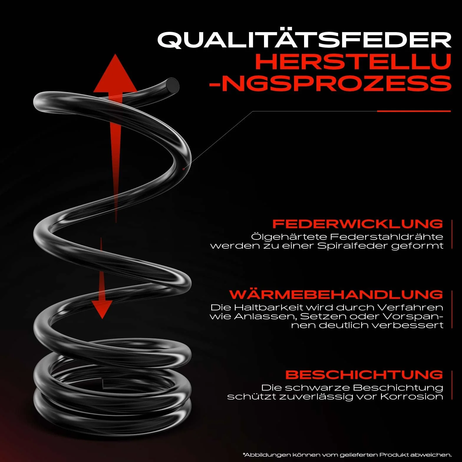 Frankberg 2x Federn Fahrwerksfeder Hinterachse Kompatibel mit Focus II Turnier DA 1.4L-2.0L 2004-2012 Focus II Turnier DA DS FFS 1.6L 2.0L 2004-2012 Replace# 1356556