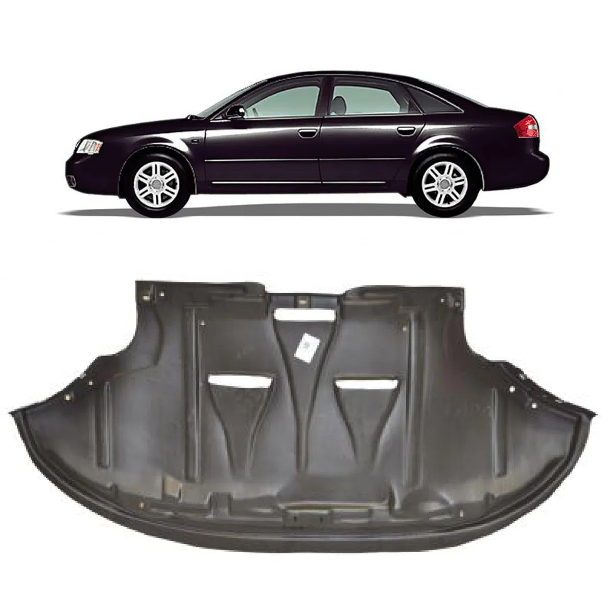 DM Autoteile 106030 Motor Unterfahrschutz Benzin kompatibel für Audi A6 C5 Vorfacelift ab 1997-05/2001