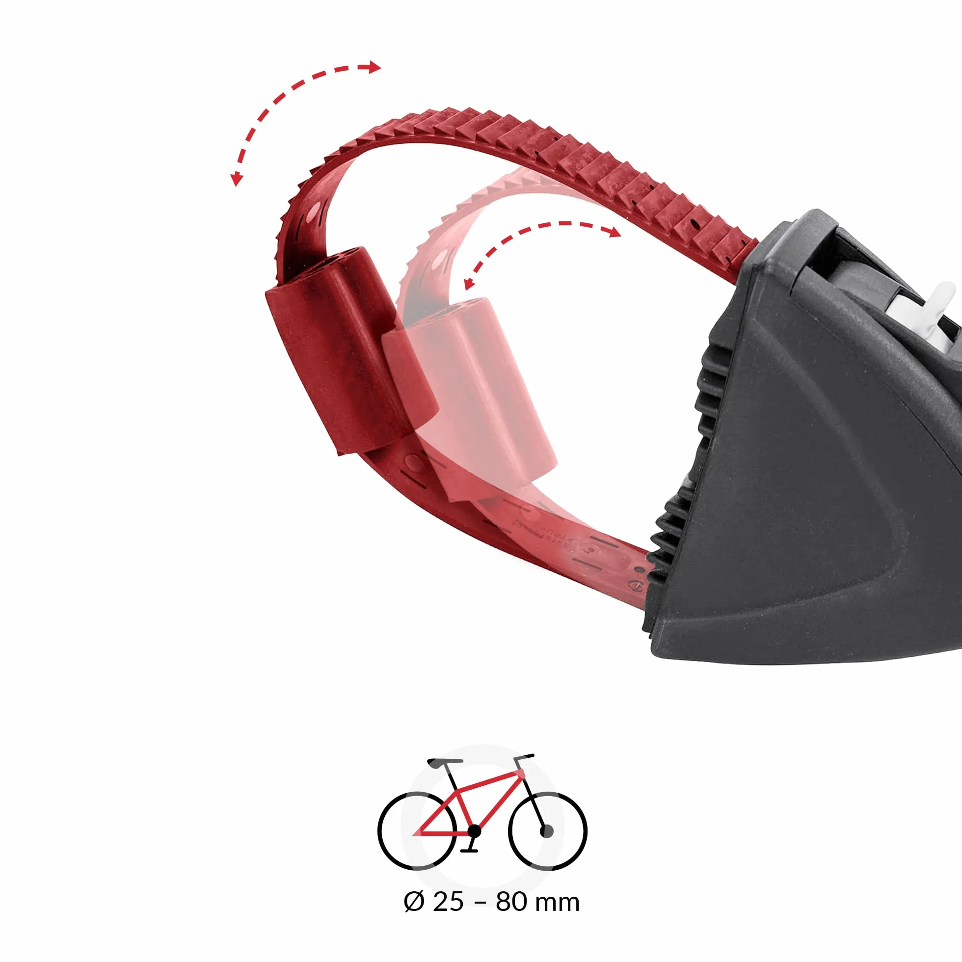 Atera 022630 Ersatzteil Abstandshalter für Atera Heck-Träger - Aluminium, Haltearm für 1. Fahrrad, Rahmenhalter, Länge 13,2 cm