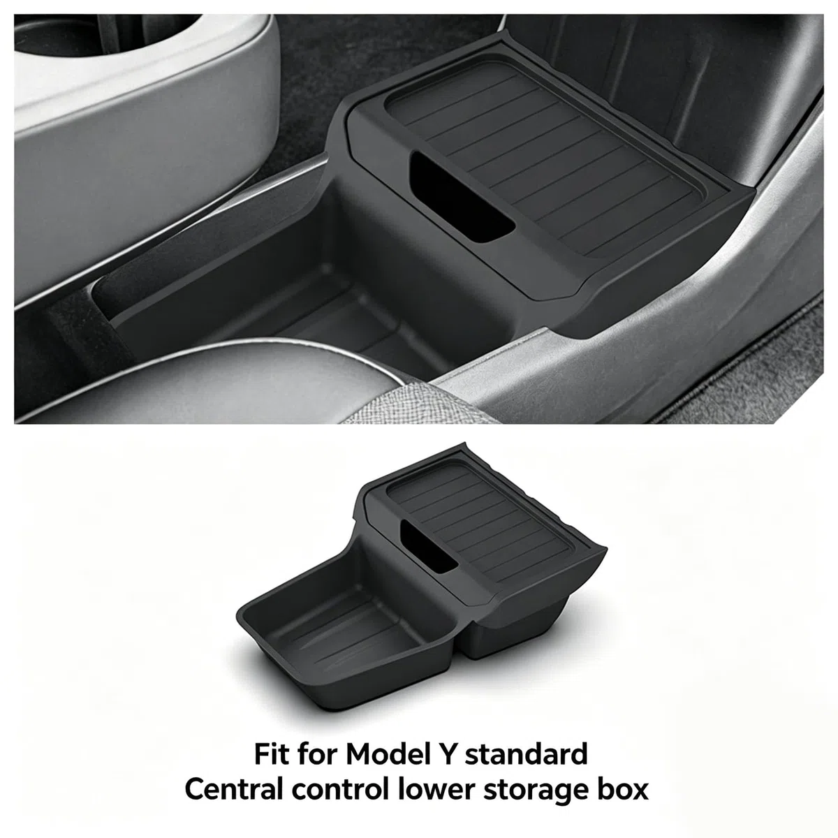 Mittelkonsole Organizer für Tesla Model Y Juniper Standard 2026 2025 Mittelkonsole untere Aufbewahrungsbox für Modell Y 2025 2026 Zubehör
