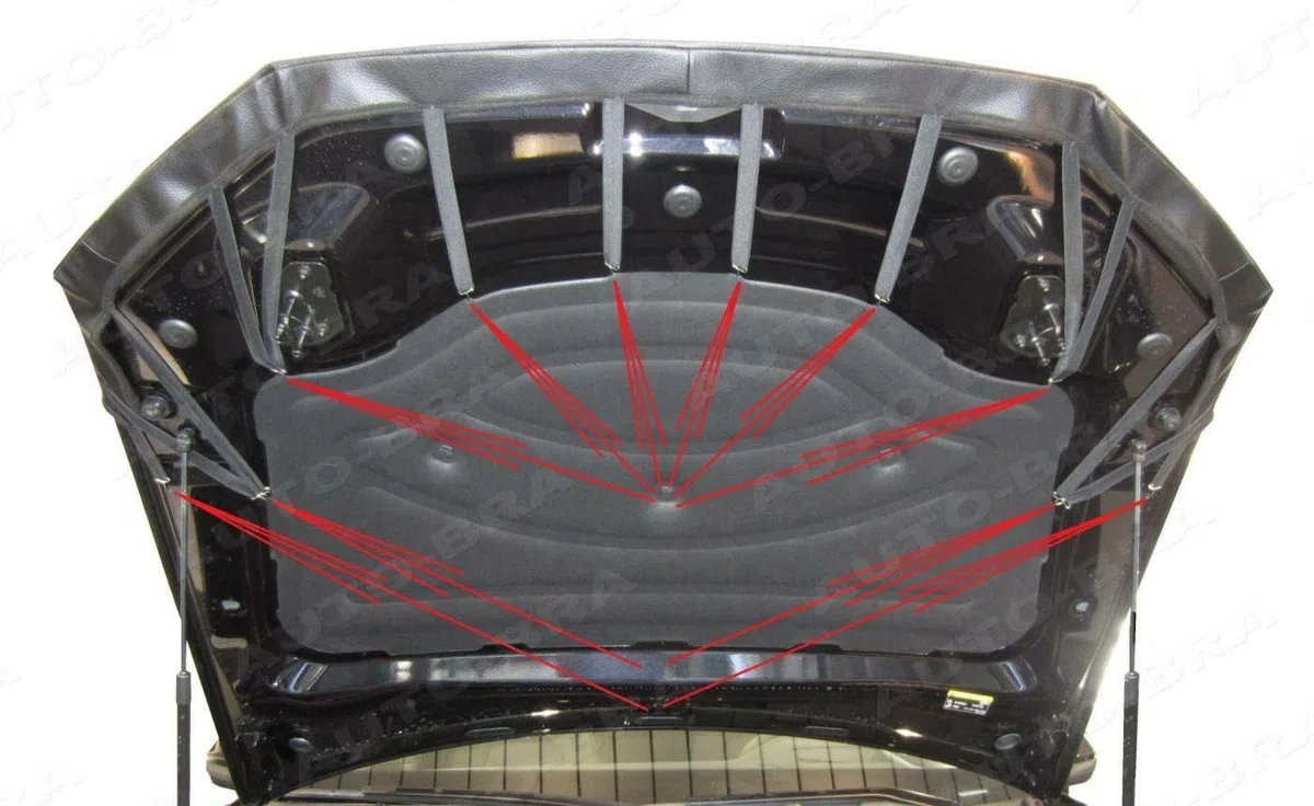 Auto-Bra AB3-00575 kompatibel mit Audi Q8 4M Bj. ab 2018 Haubenbra Steinschlagschutz Tuning Bonnet Bra