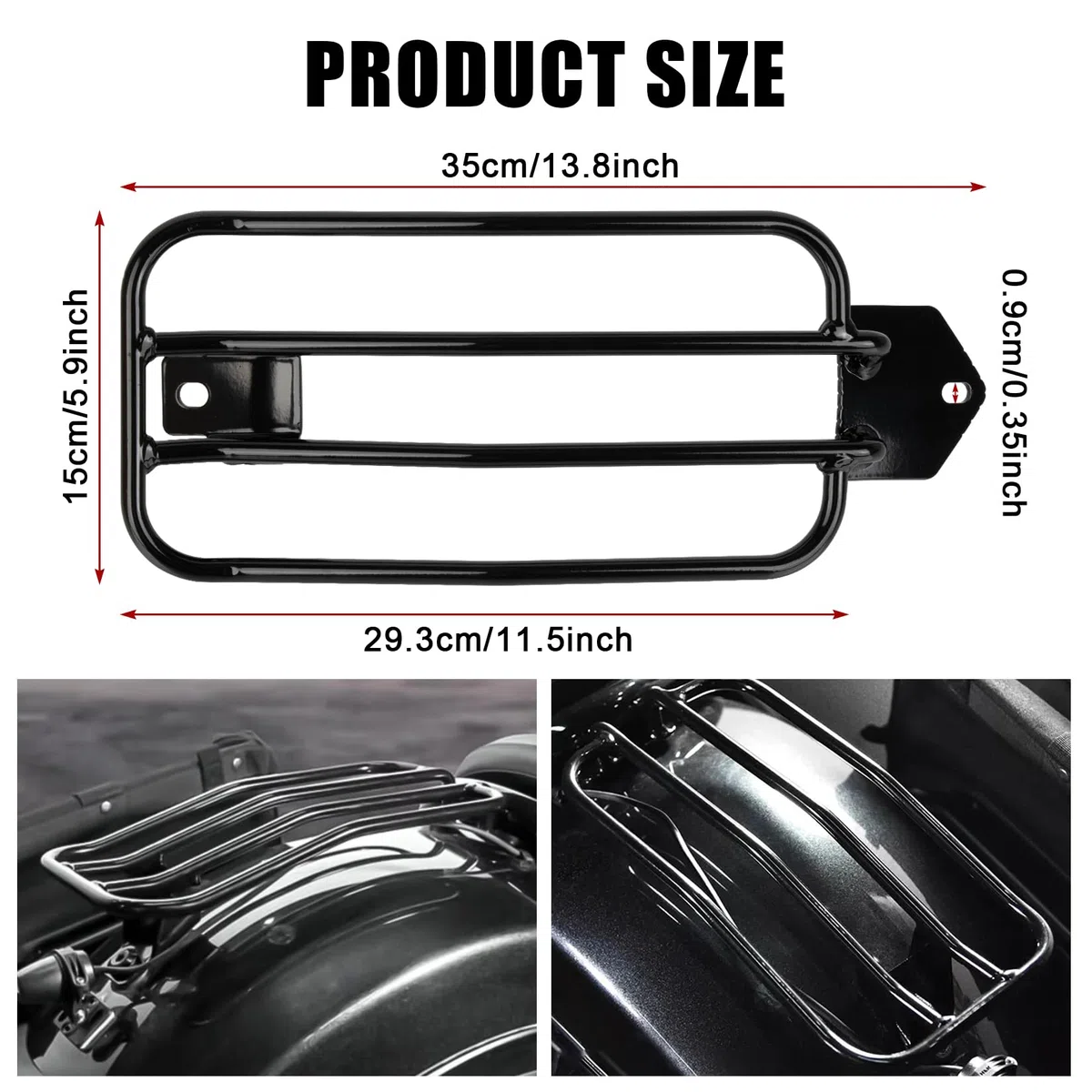 PSLER Für Rebel CMX 1100 Motorrad Gepäckträger Hinten,Gepäckträger Fahrrad Für CMX1100 Rebel 1100 2021 2022 2023 2024 Stützgestell Sitzzubehör