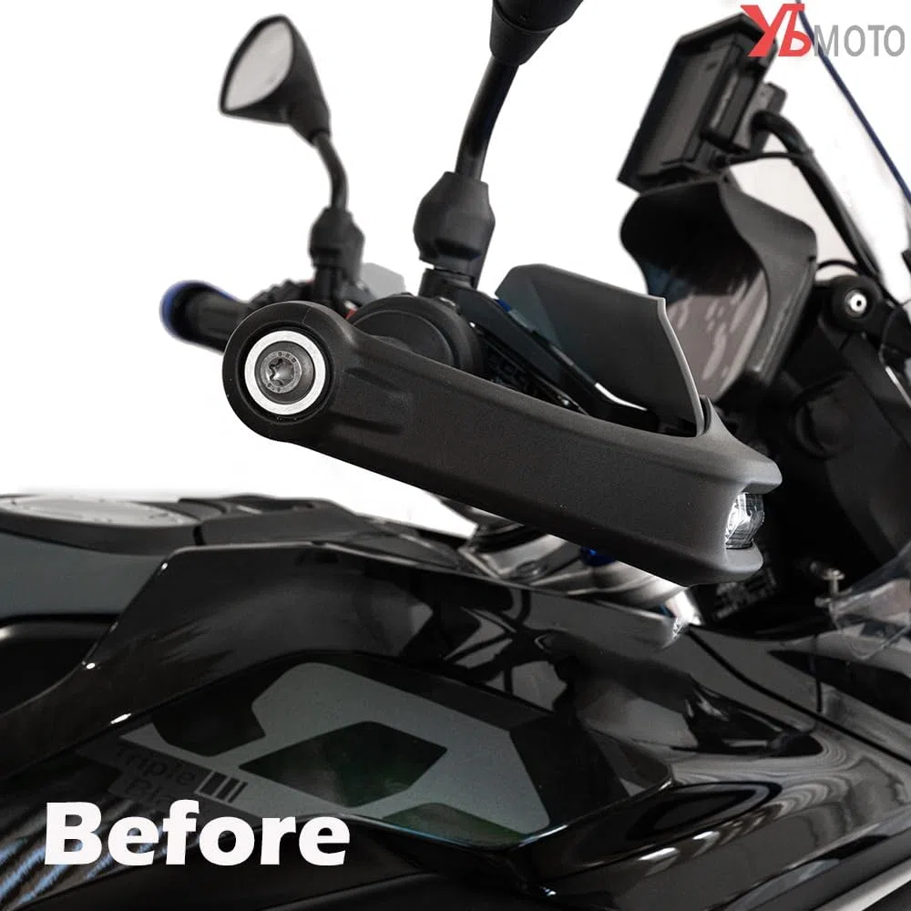 Für R1300GS R 1300 GSA R1300 GS ADV GS1300 Adventure 2023 2024 2025 Motorrad Zubehör Handschützer Handschutz Protektor Lenker Hebelschutz Handprotektoren Hand Guard aus CNC Aluminium (Blau)