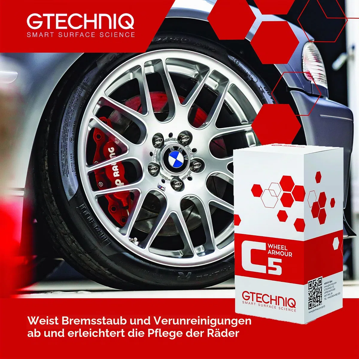 Gtechniq Felgenversiegelung Langzeit C5 Wheel Armour 30ml