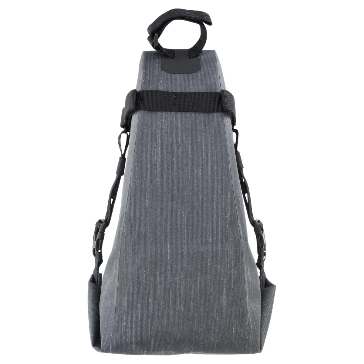 EVOC SEAT PACK WP 4, einfache Satteltasche (leichtes Fahrradzubehör, wasserfeste Bikebag, Fahrrad Tasche hinten, Maße: 12 x 30 x 11 cm, Gewicht: 220 g, Volumen: 4 l), Carbon Grey
