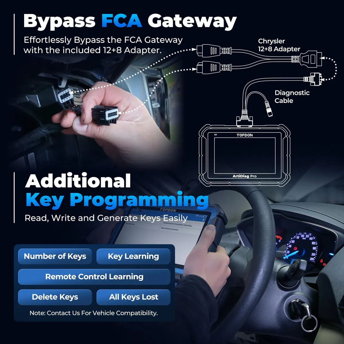 TOPDON Diagnosegerät Auto ArtiDiag Pro V2.0, Online-Codierung&Bidirektionale Steuerung, Vollständige Systemdiagnose auf OE-Ebene, 35+Servicefunktionen, 2 Jahre kostenloses Update