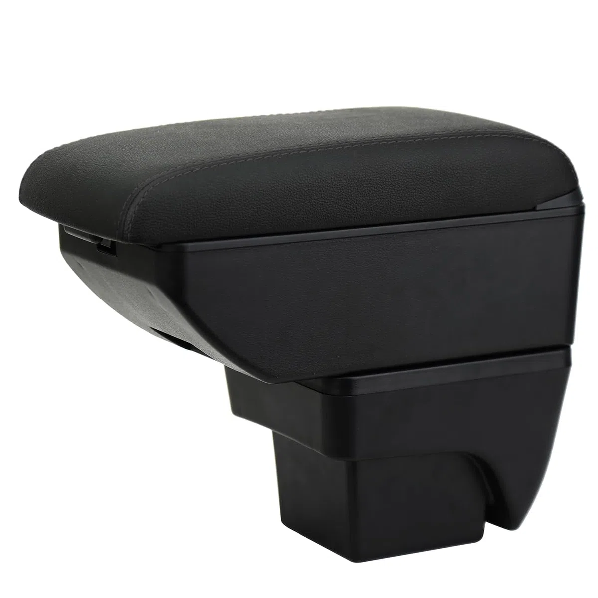 YJYWZH Compatible with SEAT Arona Armlehnen Auto Mittelkonsole Aufbewahrungsbox Armlehne Innenausstattung Armauflage Kohlefaser-Muster Leder Armstutze