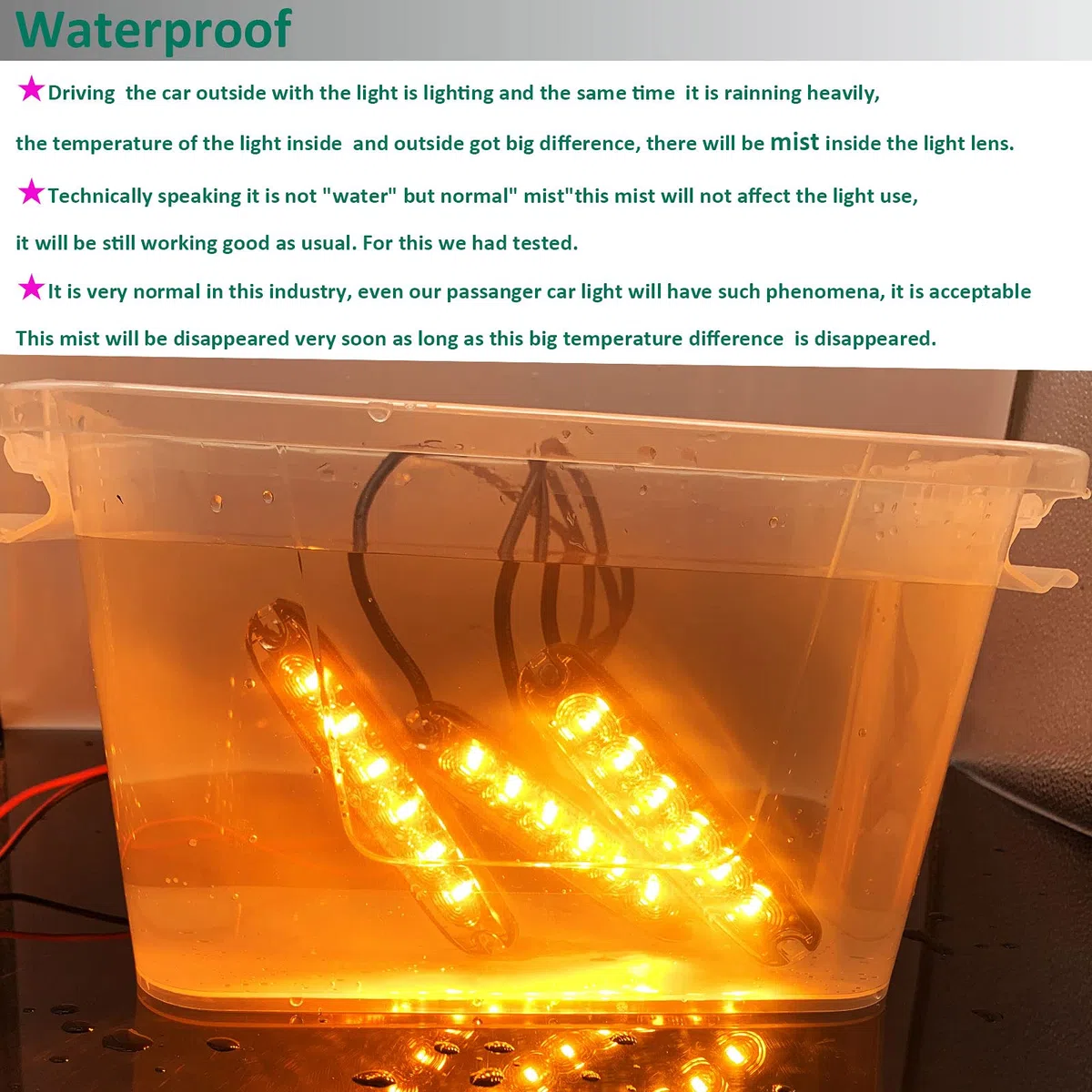 12V/24V 6LED Warnlicht Stroboskoplicht,Ultradünn Led Seite Frontblitzer Amber Blitzer Blitzmodul Orange,Notfall Warnung Beacon Blinklichter led Gelb Bar für Autodachträger PKW LKW ECE R65 R10