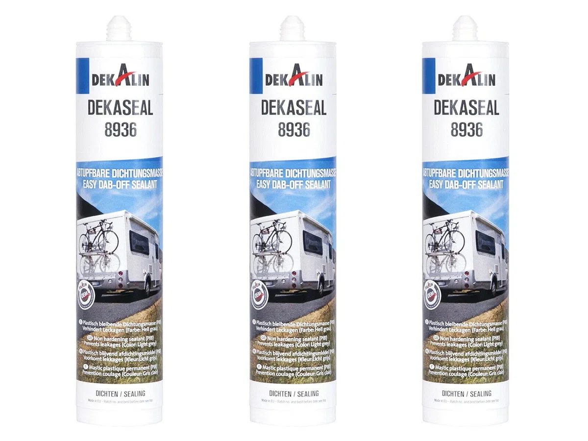 Dekalin 8936 DekaSeal Sealant Anthrazit (Kartusche), 310 ml, für Frames, Pack mit 3