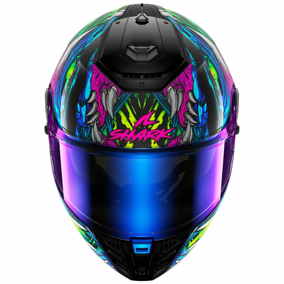 SHARK, Integraler Motorradhelm SPARTAN RS SHAYTAN Black Green Violet, M
