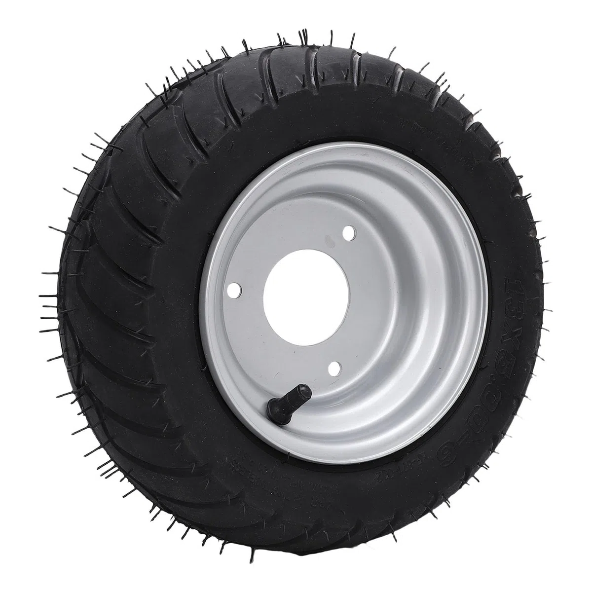 CCYLEZ 13x5.00-6 ATV-Reifen mit Felgen, 6-Zoll-Reifen und Rädern, Gummi-Laufreifen und Radbaugruppe für ATV UTV Go Karts Carts Mini Bikes Mäher, 13/5.00-6