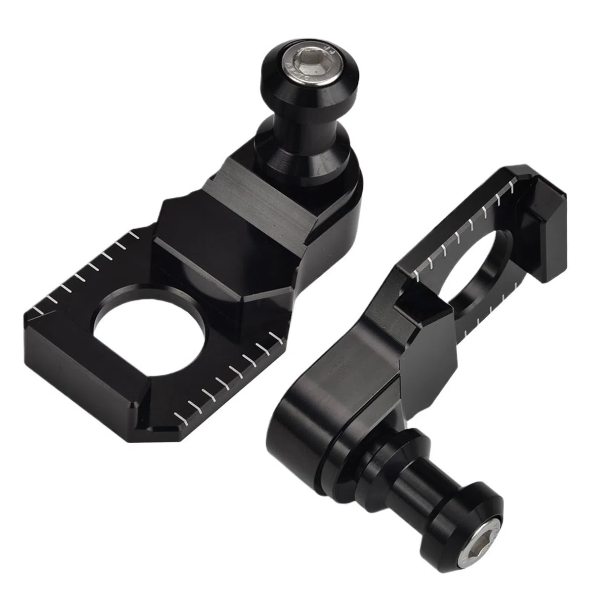 Kettenspanner Einstellbarer Kettenspanner Motorradständer Hinten Schwinge Sliders Kettenspanner Blöcke Fit Für Suzuki Hayabusa GSX1300R 2008-2019