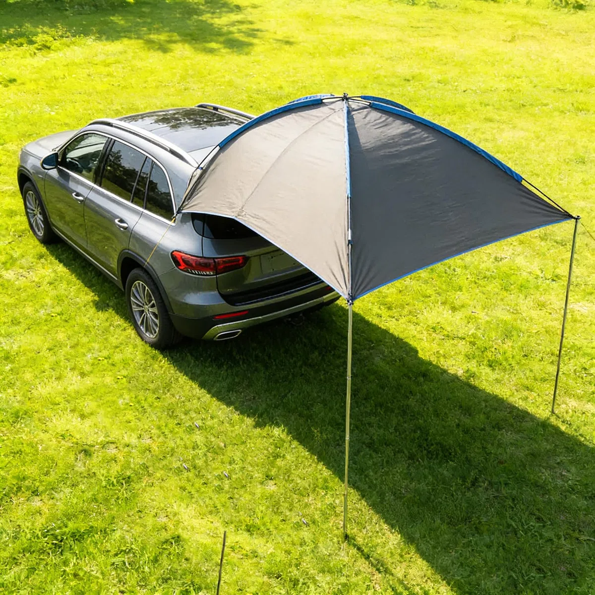 Automarkisen,Auto-Zelt-Sonnenschutz,Regenschutz, Sonnenschutz, Leichte Tragbare,für Outdoor Camping Selbstfahrer,für SUV MPV Schrägheck-Minivan