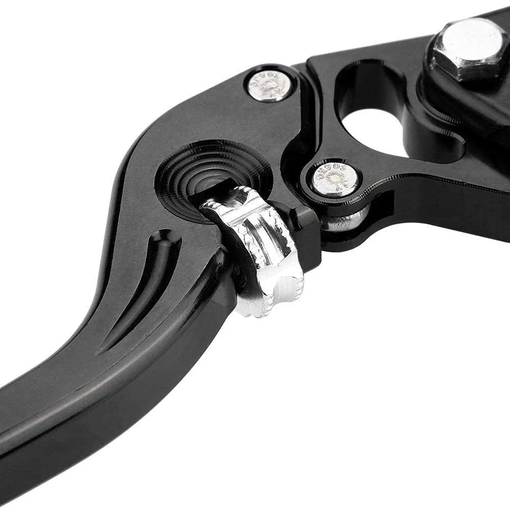 22mm Universal Motorrad Hydraulische Bremspumpe, CNC Aluminium, Schwarz, Rollerverstellung, mit Abschaltschalter, für 22mm Lenker