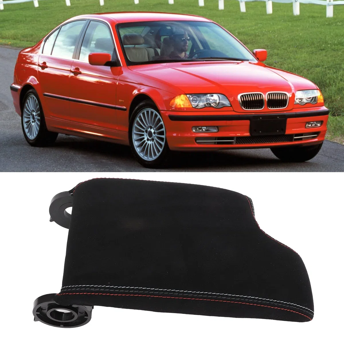 Armlehnenabdeckung Mittelkonsole Auto-Mittelkonsolenabdeckung Deckelschutz für Armlehnenbox 8K0 864 207 A Für E46 Modell 1999-2004