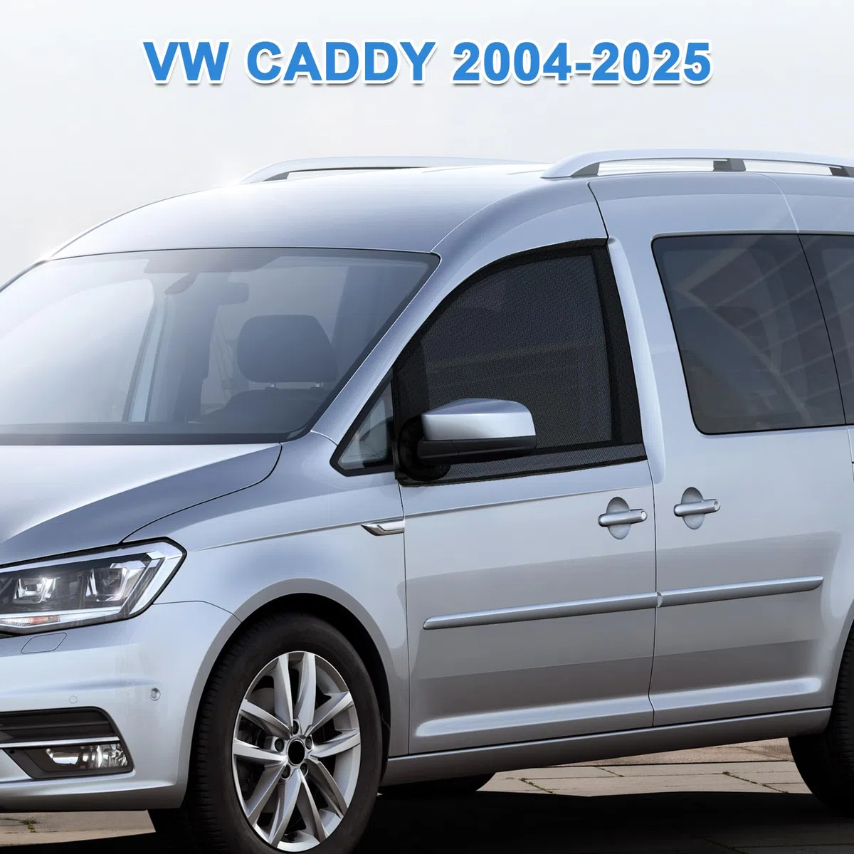 Insektenschutzgitter Ersatz für VW Caddy 2004-2025, Magnetisches Insektennetz für Haustür (Paar) 2 Stück, Moskitonetze Atmungsaktiv für Outdoor Camping