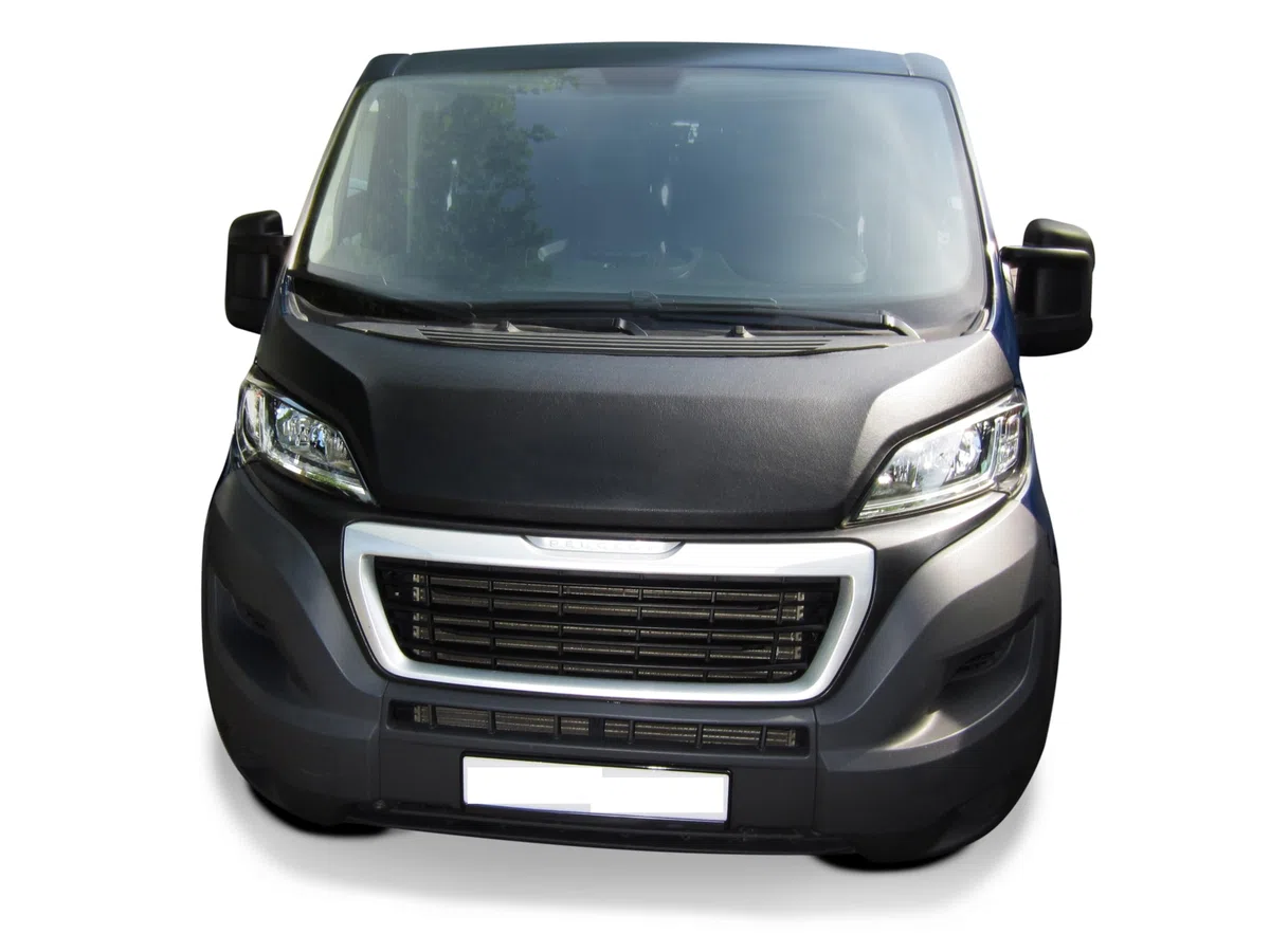AB3-00052 Auto BRA Motorhaubenschutz kompatibel mit FIAT Ducato Peugeot Boxer Citroen Jumper Bj. ab 2014 Haubenbra Steinschlagschutz Tuning