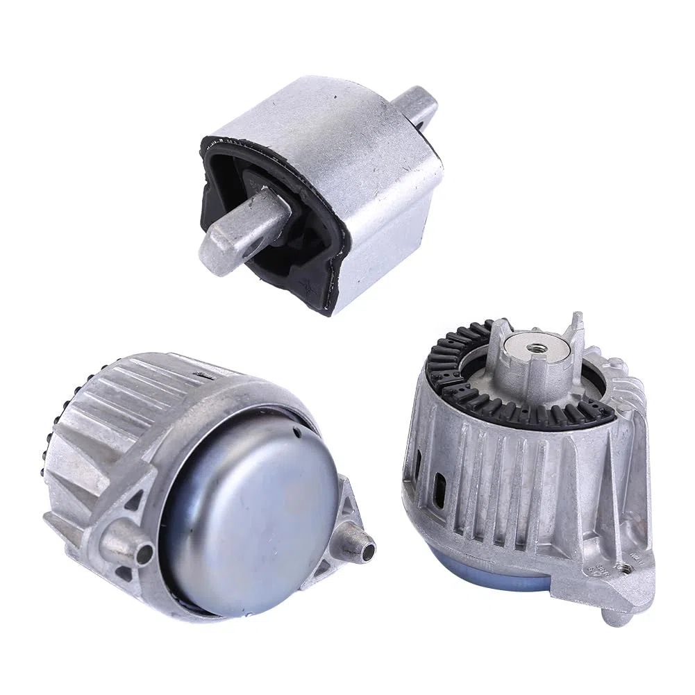 Motorlager Getriebelager kompatibel für Mercedes C E CLK W204 W212 S204 CLS250 CLS220, A1402401318 A2042400217, 2x Motorlager & 1x Getriebehalter, Kraftfahrzeug-Motorenteile