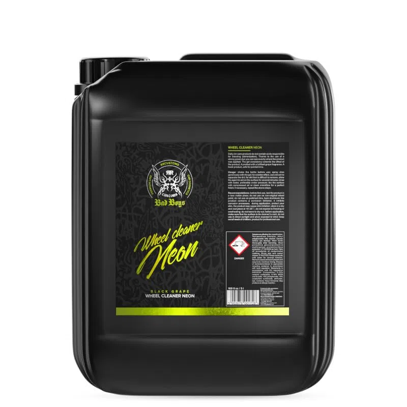RRCustoms Bad Boys Wheel Cleaner NEON Felgenreiniger 5L beseitigt Bremsstaub Schmutz auf alu und Stahlfelgen