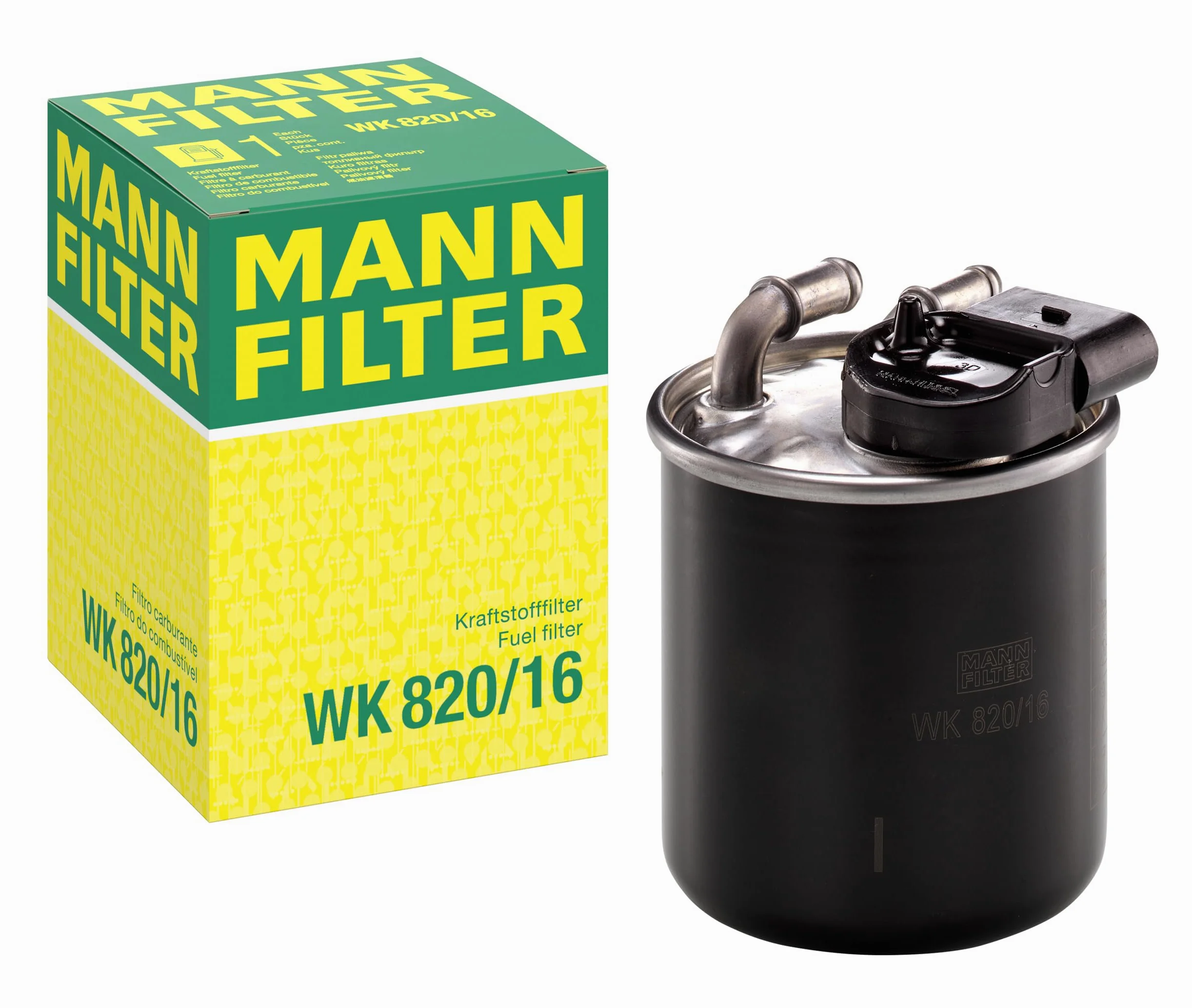 MANN-FILTER WK 820/16 Kraftstofffilter - für Pkw + Transporter
