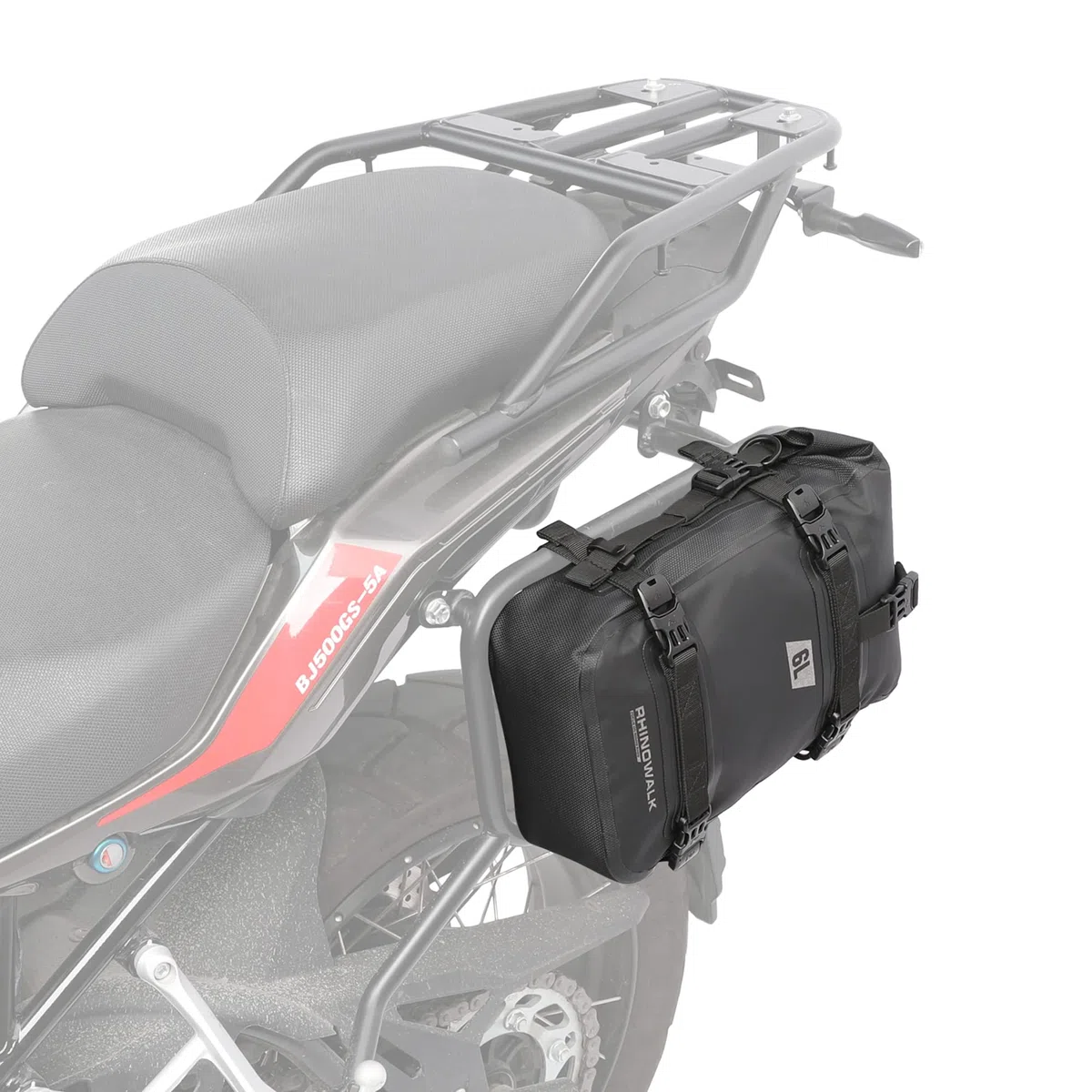 Rhinowalk Motorrad Sturzbügeltasche Wasserdicht 6L Motorradrahmen Tasche für Motorrad Schutzbügel Satteltasche Sitztasche Motorradtasche Seitentasche