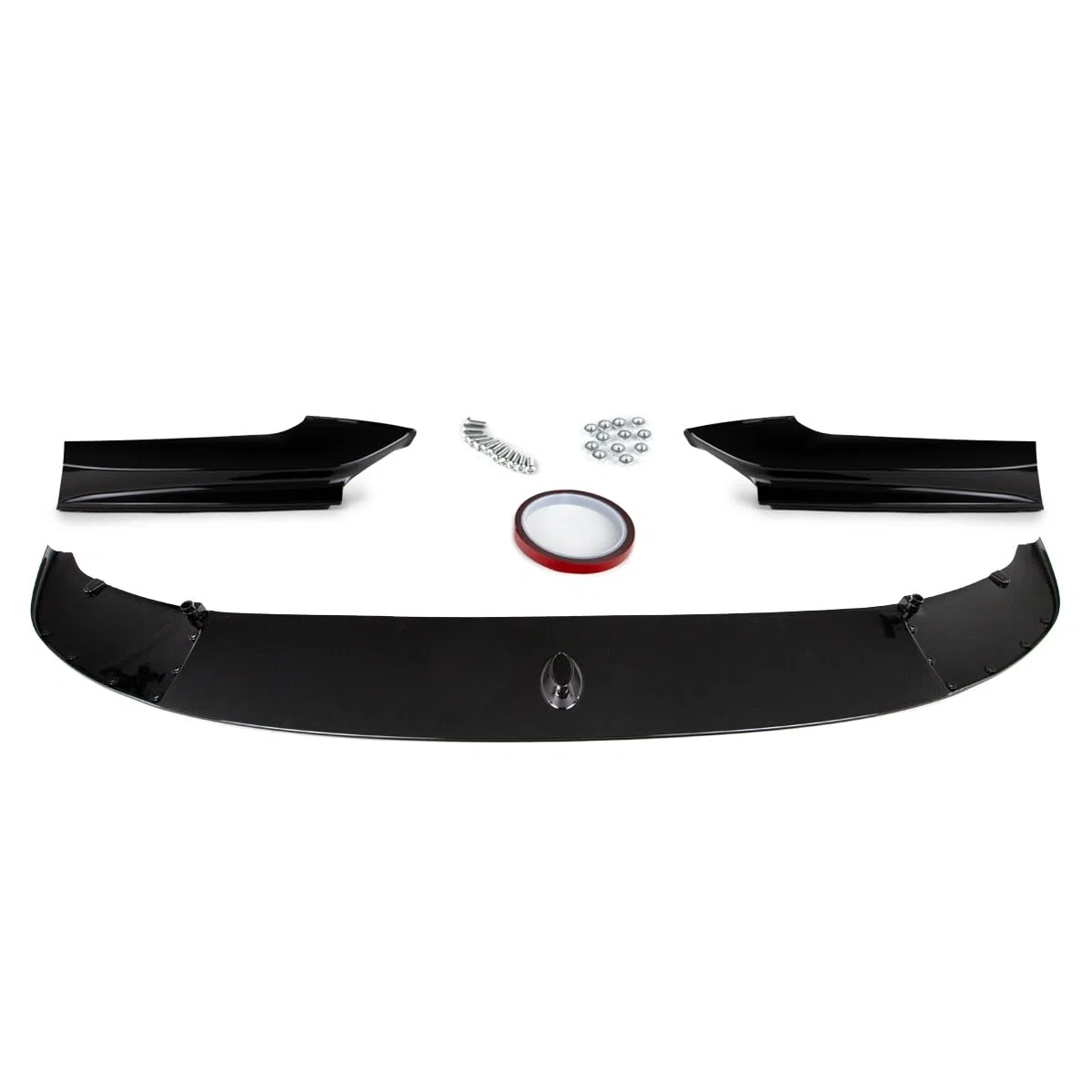 DM Autoteile 2-91469 Frontspoiler 3-teilig Lippe Sport-Performance Hochglanz schwarz kompatibel für BMW 5er F10 F11 M-Paket