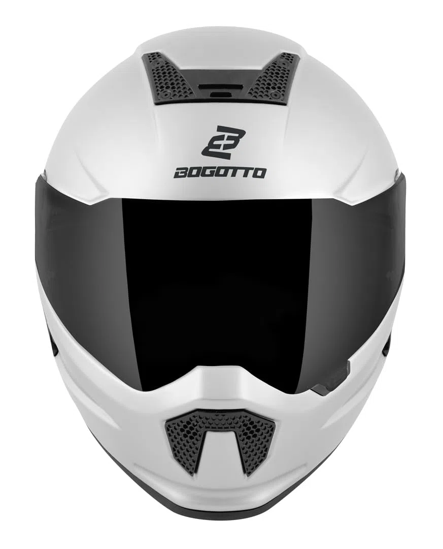 Bogotto Rapto Helm, Weiß Matt, XL, Integralhelm, ECE 22.06 | Beschlaghemmend