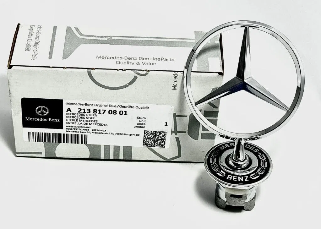 Mercedes-Benz Stern original Ersatzteil Emblem Stern C-/E-/CLK-/S-Klasse schwarz