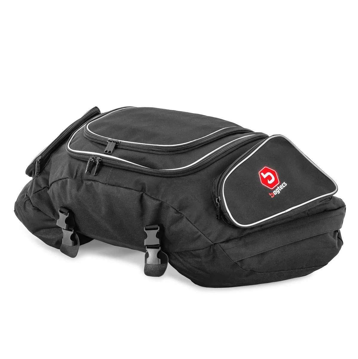 Motorrad Hecktasche kompatibel mit Yamaha XT 660 R Gepäck-Tasche Motoroller Motorradgepäck kompatibel mit sozius hinten schwarz