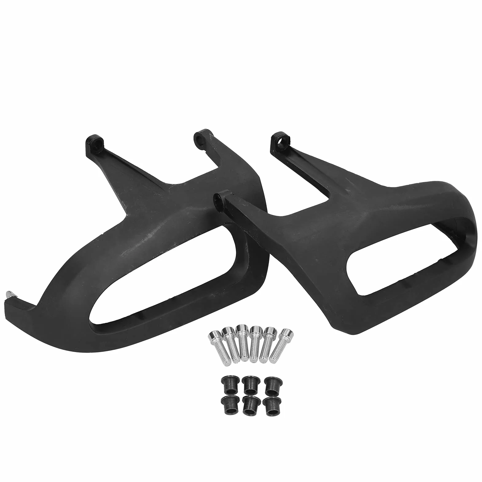 2pcs Motorrad-Motor Zylinderdeckel,ABS Schwarzer Zylinder Motorrad Motor Zylinderschutzdeckel Zylinderschutz für R1150R/ R1100S/ R1150RS/ R1150RT/ 1100/ R1150 2001-2003