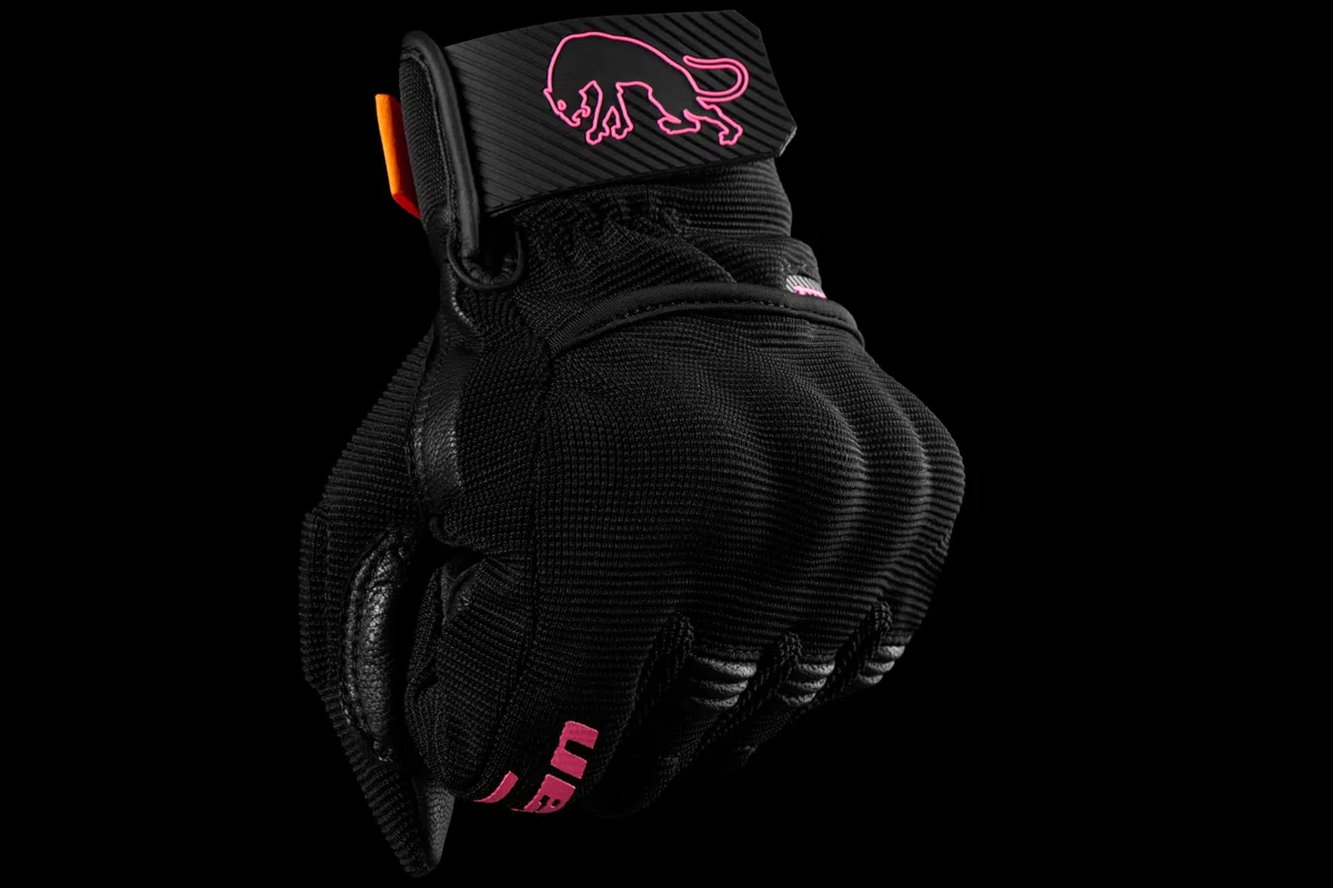 Furygan Jet AS D3O Lady - Motorradhandschuhe Damen - Ziegenleder - Touchscreen – Wasserdicht - Atmungsaktiv & Thermofutter, M EU