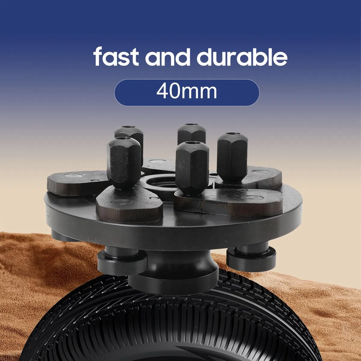 Spannflansch Adapter für Felgen für Wuchtmaschine Reifenwuchtmaschin von Rädern unterschiedlicher Typen von Kraftfahrzeugen auf eine Welle Einer Auswuchtmaschinemit 40mm
