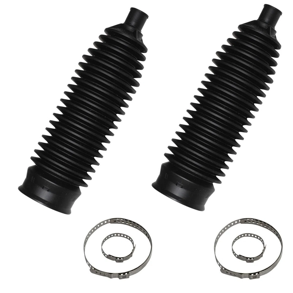2x Spurstange 2x Lenkmanschette Vorderachse für Audi A1 für VW Fox Polo