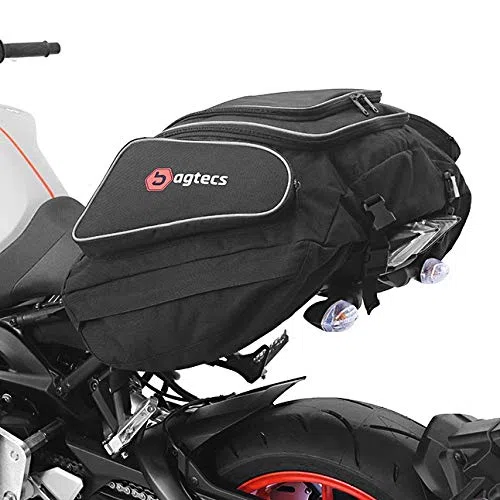 Motorrad Hecktasche für Yamaha VMAX 1700 Gepäck-Tasche Motoroller Motorradgepäck für sozius hinten schwarz