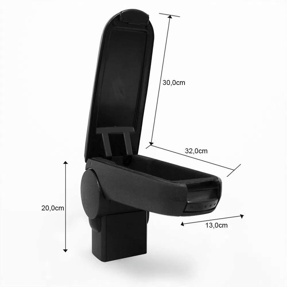 pro.tec Mittelarmlehne passgenau VW Golf IV, Bora, Beetle Mittelkonsole Auto Armlehnenbox Textil Schwarz