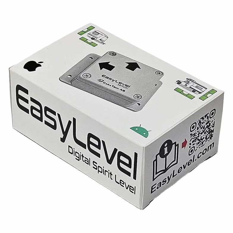 CaraTech EasyLevel Digitale Wasserwaage mit App Wohnmobil Trailer