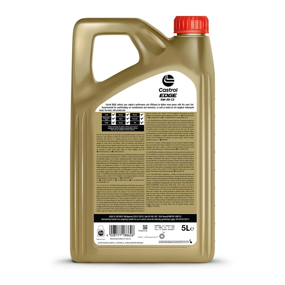 Castrol EDGE 5W-30 C3 Motoröl - 5L