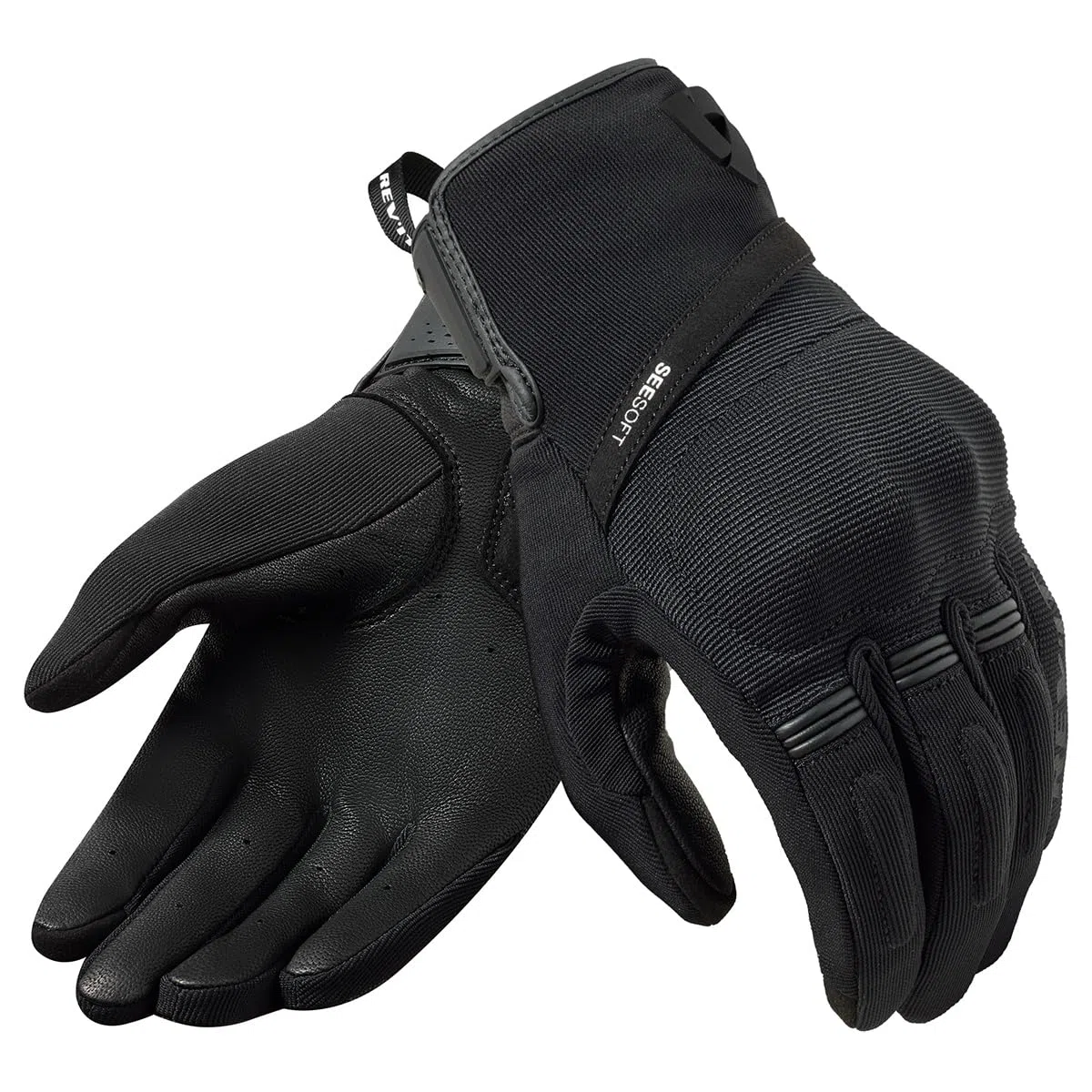REV'IT! Revit Mosca 2 Motorrad Handschuhe, schwarz, XS