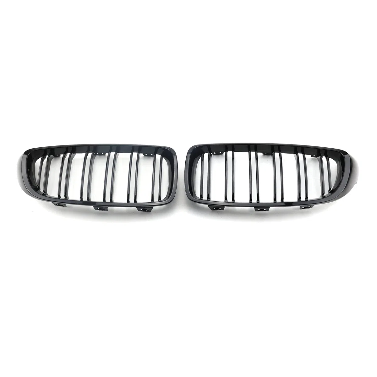 Nieren BMW 4ER F32 F33 F36 M4 2014-2020 Kühlergrill | Doppelsteg, Front Gitter,Schwarz Glanz